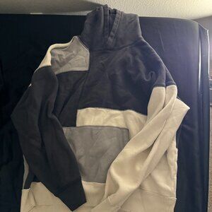 H&M Mismatch Hoodie - Size L